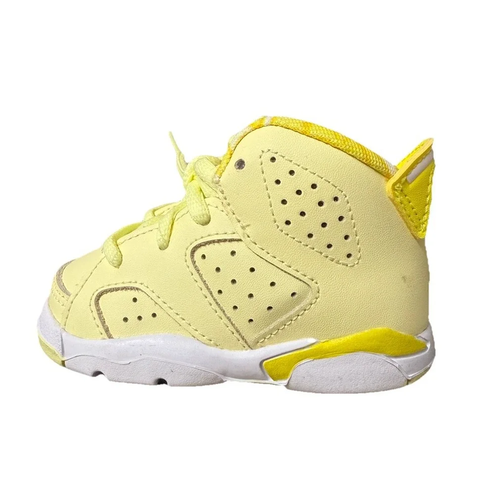 Nike Air Jordan Retro 6 Citron Tint Dynamic Yellow | 645127-800 Toddler Size 4C
